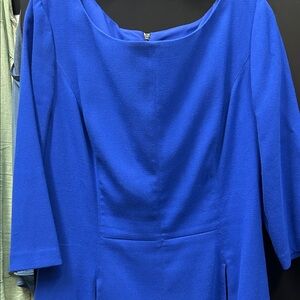 Elegant Blue Women's Dress
